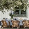 LINNEN SERVETTEN – LICHT BLAUW-ILLUSION // HIMLA (SET VAN 4)