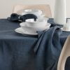 Linnen tafelkleed - Donkerblauw-Silence // Himla