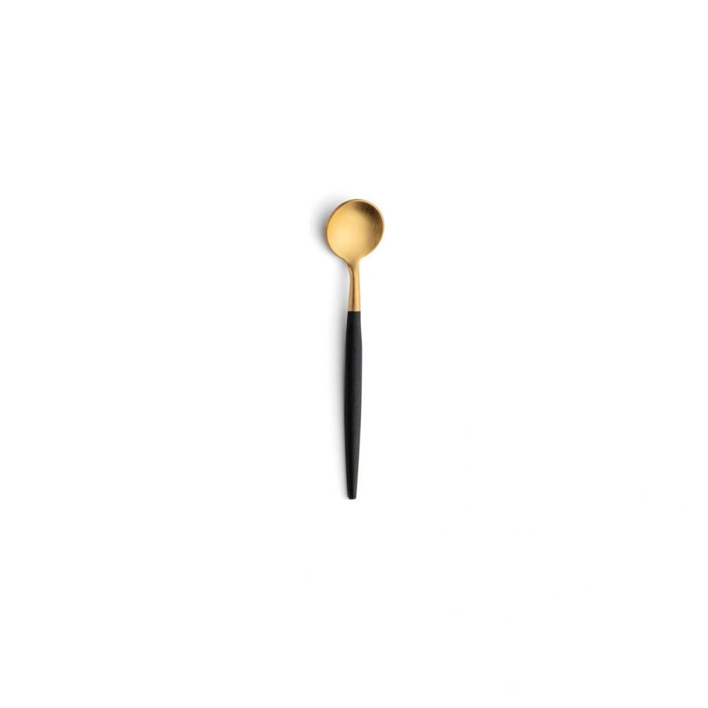 Cutipol-Goa-zwart goud-Espressolepel