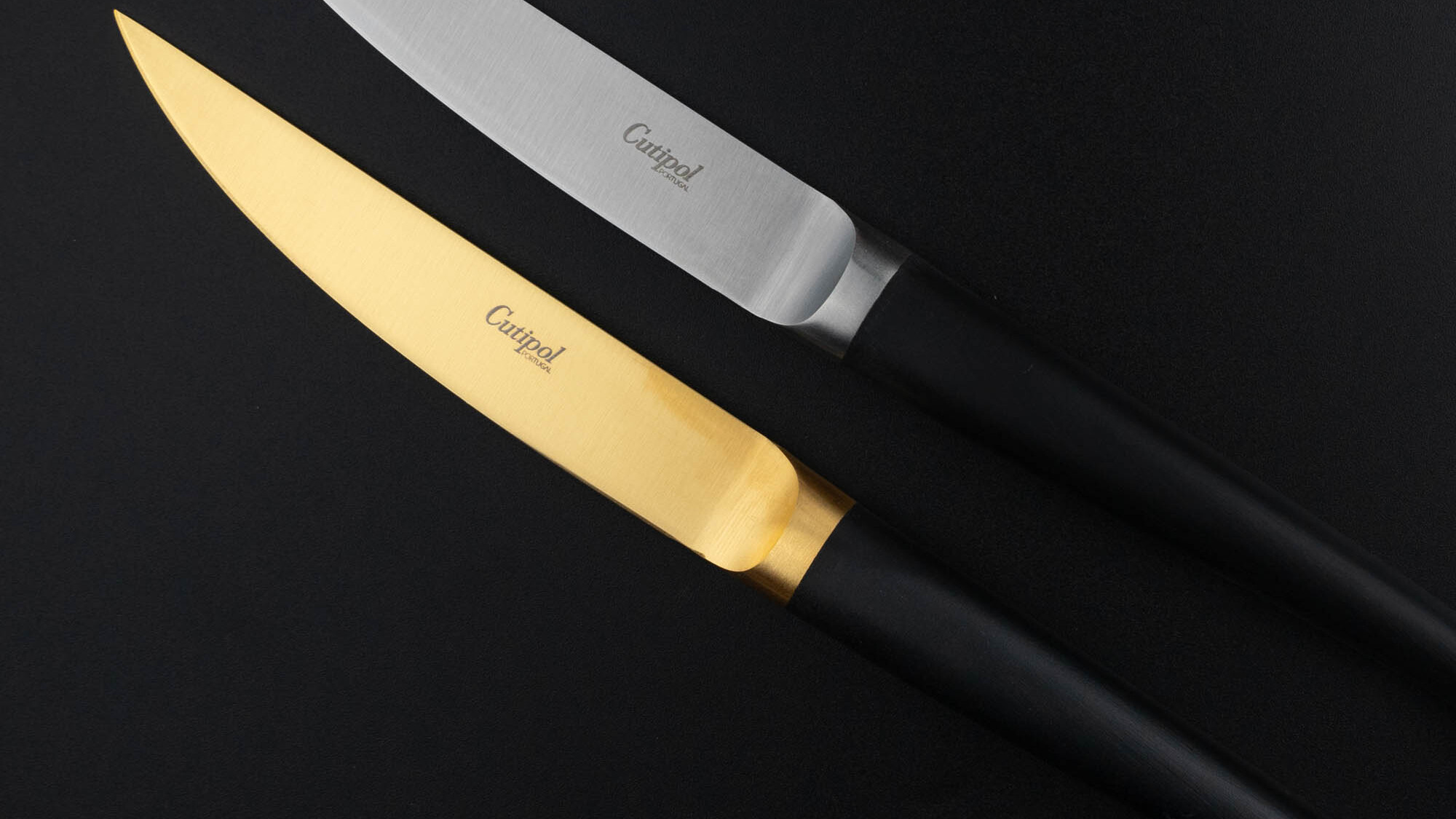 RIB - Zwart/Goud - Steakmes // Cutipol