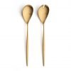 Moon - Mat Goud - Saladebestek  // Cutipol Moon - Mat Goud - Saladebestek // Cutipol