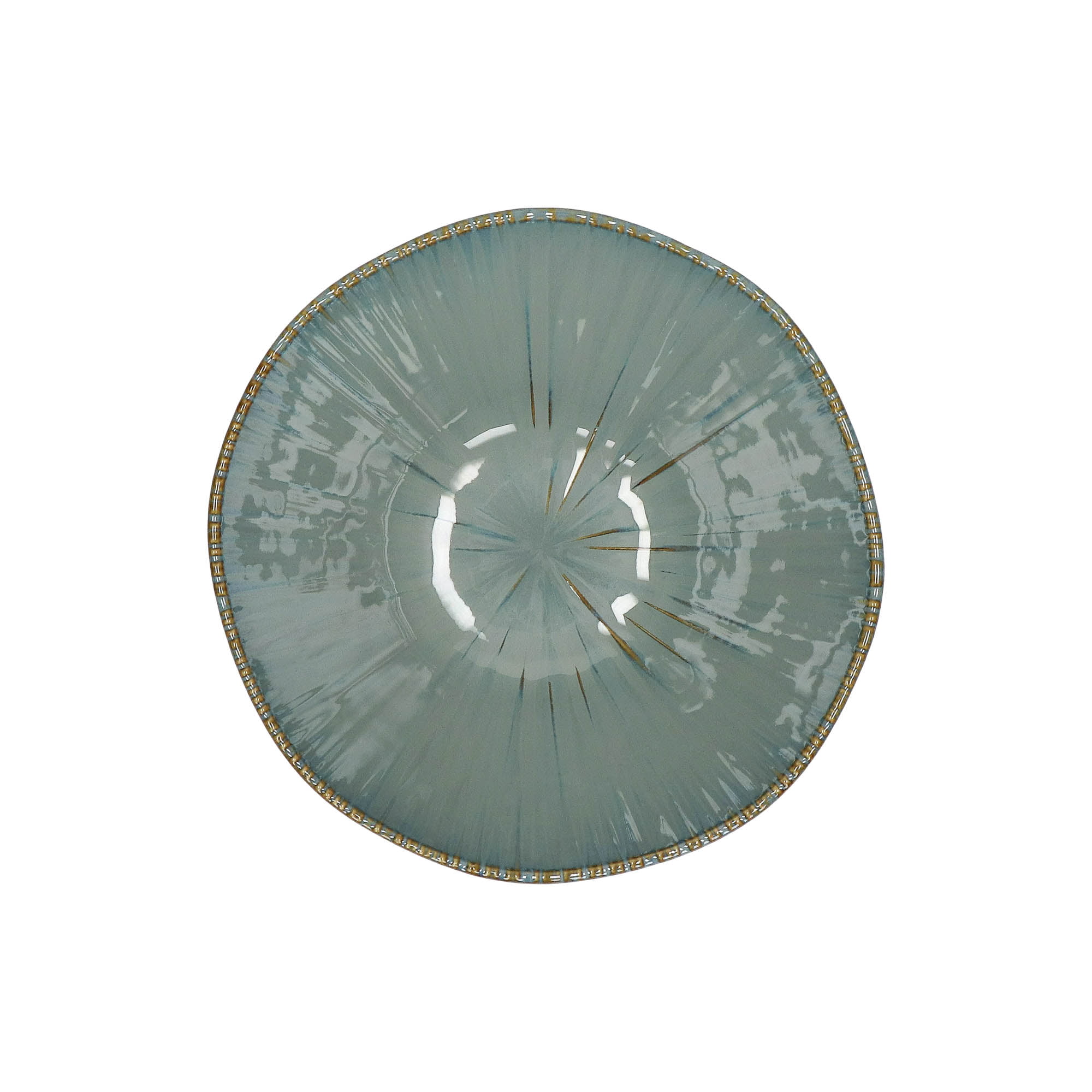 Mysa grote kom - Blauw-grijs porselein // Pomax