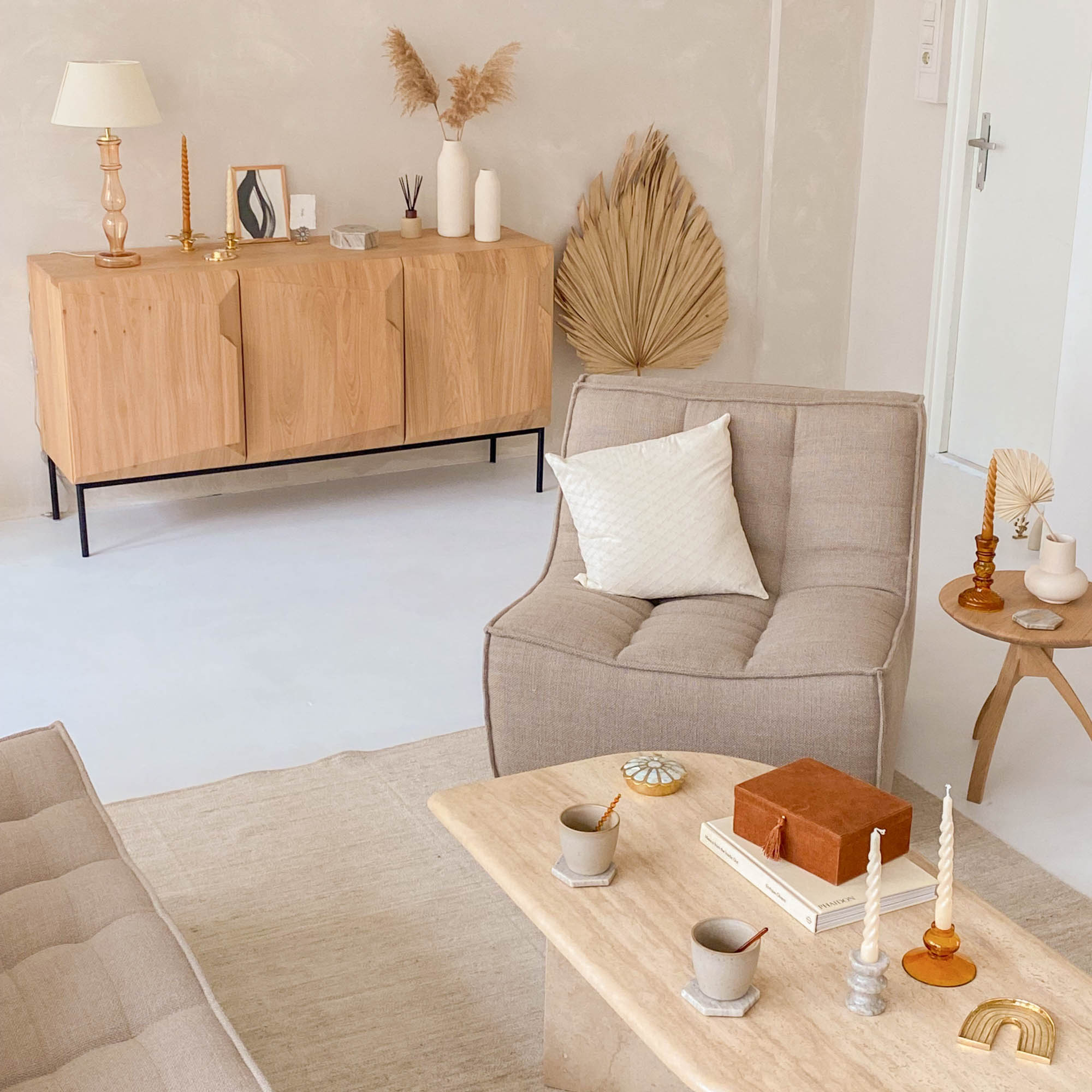 Kandelaar laag Mustard - Glas // À la Kandelaar laag Mustard - Glas // À la