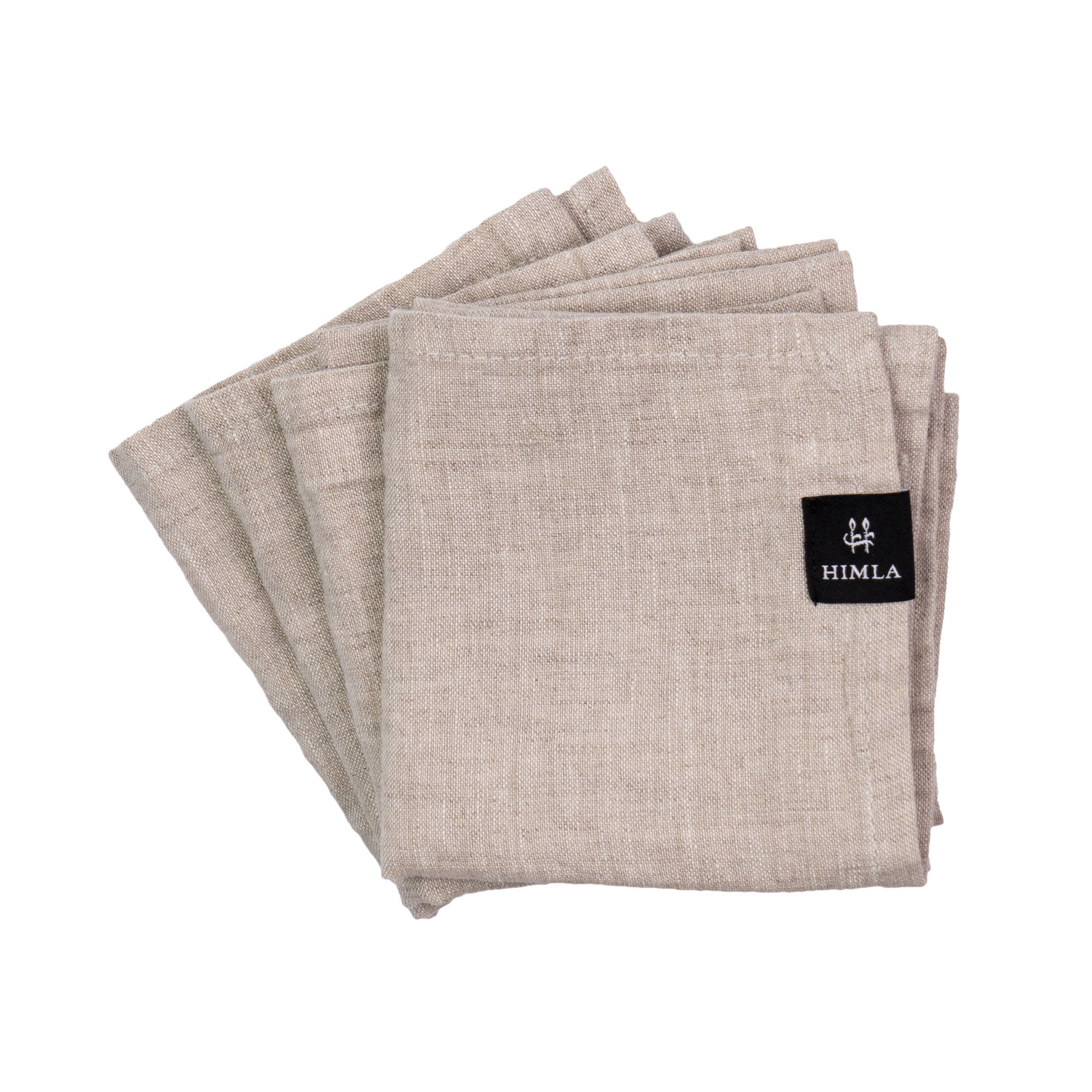 Linnen servetten - Oatmeal-beige // Himla (set van 4)