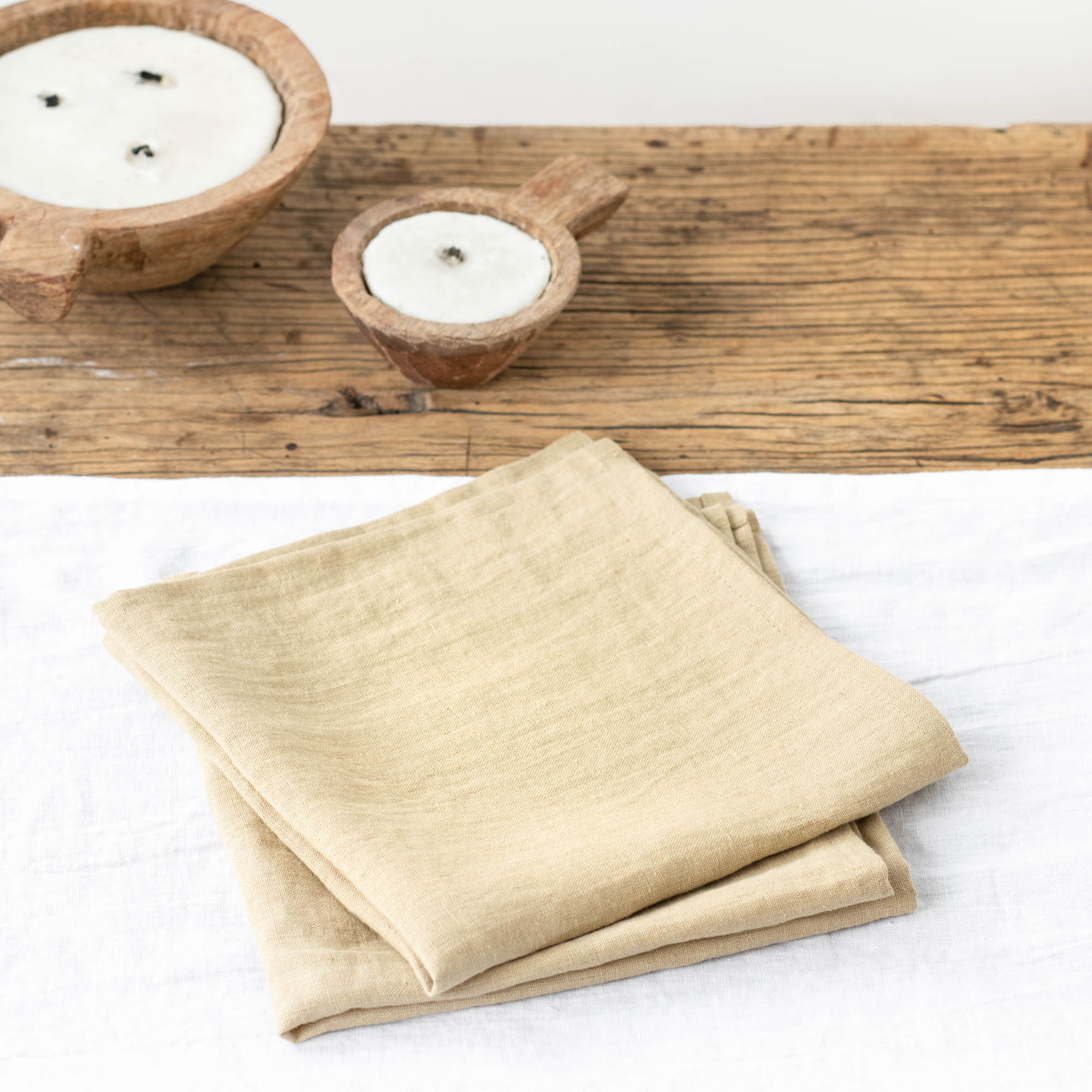 magic linen servet sandy beige