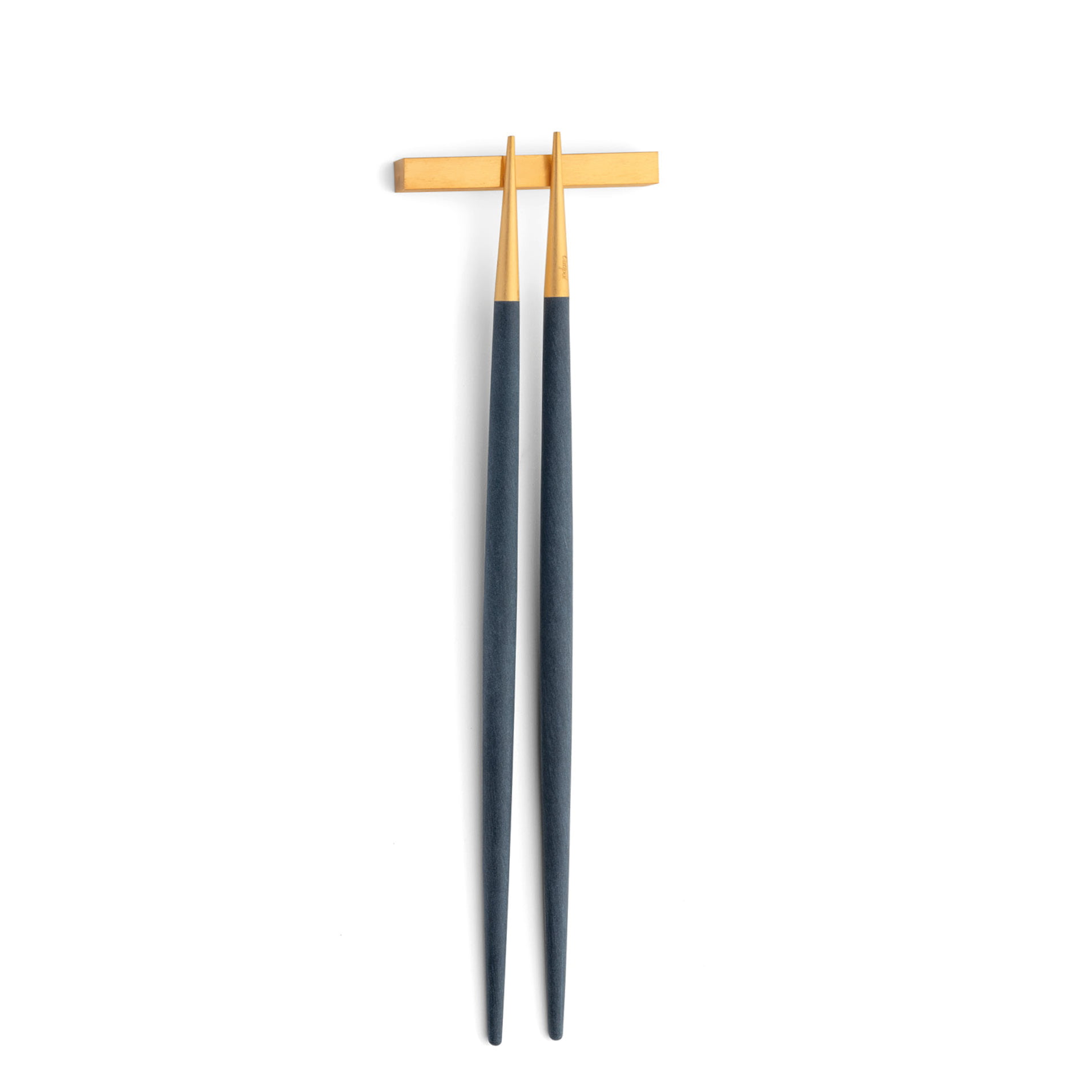 Goa - Blauw/Goud - Eetstokjes & houder // Cutipol table things