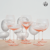 Lyon glas - Rosa // Anna von Lipa glazen lifestyle roze glaswerk kristal table things