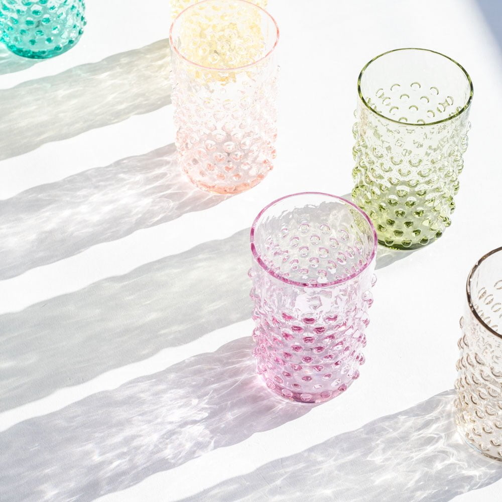 Anna von Lipa Hobnail glas all colours