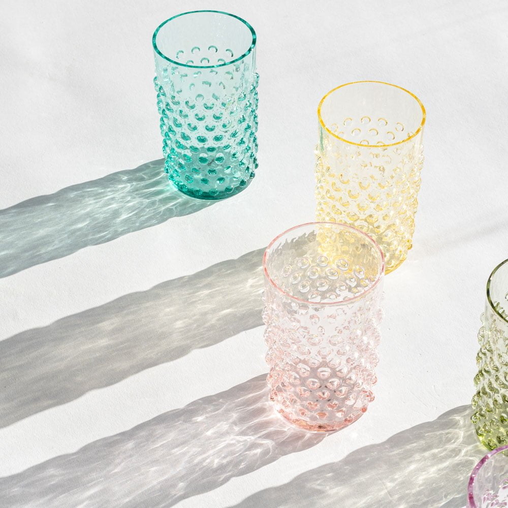 Anna von Lipa Hobnail glas all colours