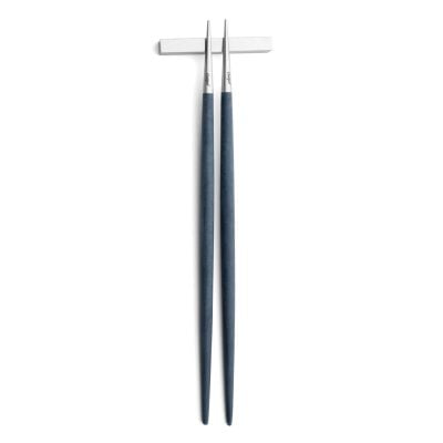 Goa - Blauw/RVS - Chopsticks set // Cutipol