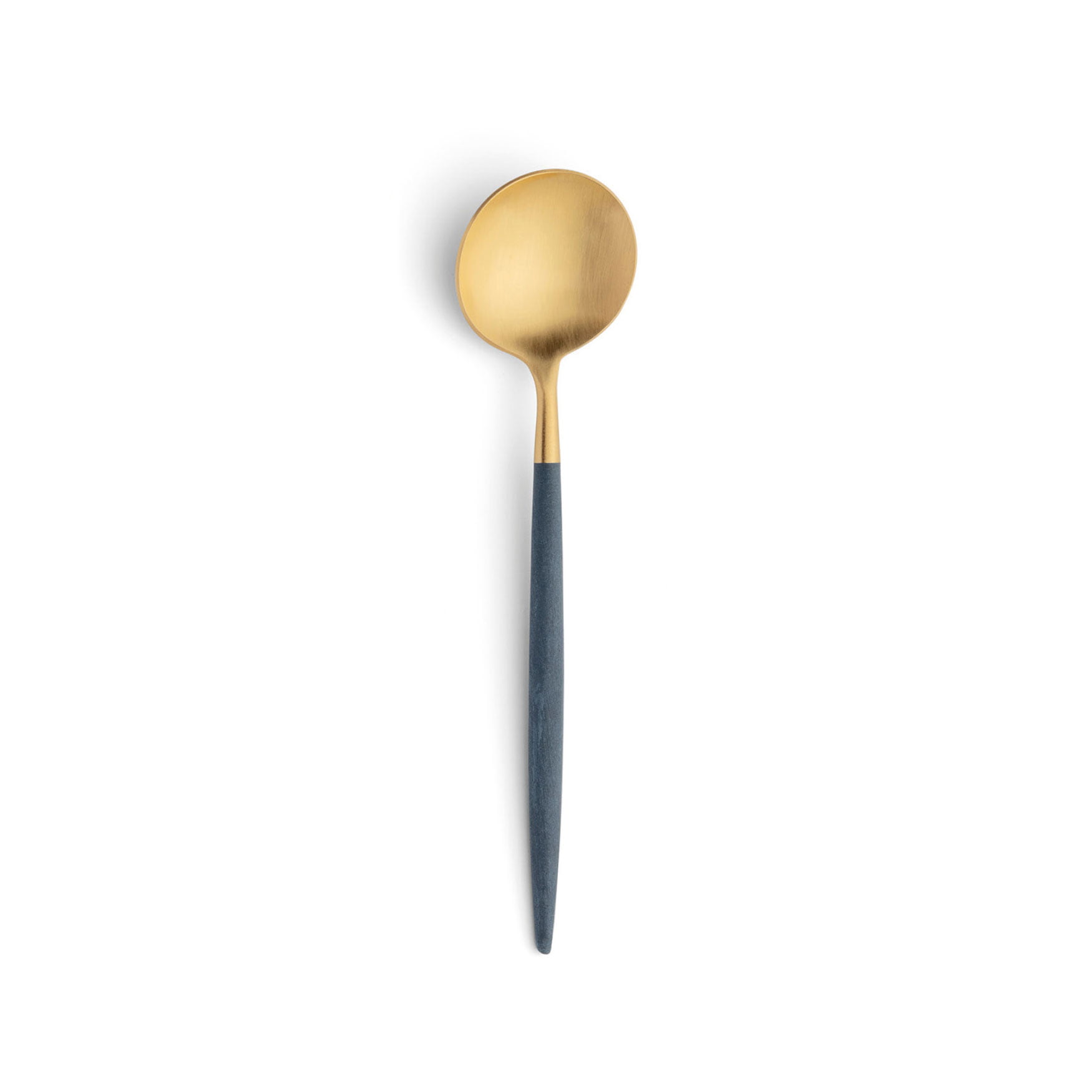 Goa - Blauw/Goud - Dessertlepel // Cutipol