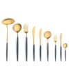Cutipol-Goa-Blue-Gold-blauw goud bestekset75-deligZT Cutipol-Goa-Blue-Gold-blauw goud bestekset75-deligZT