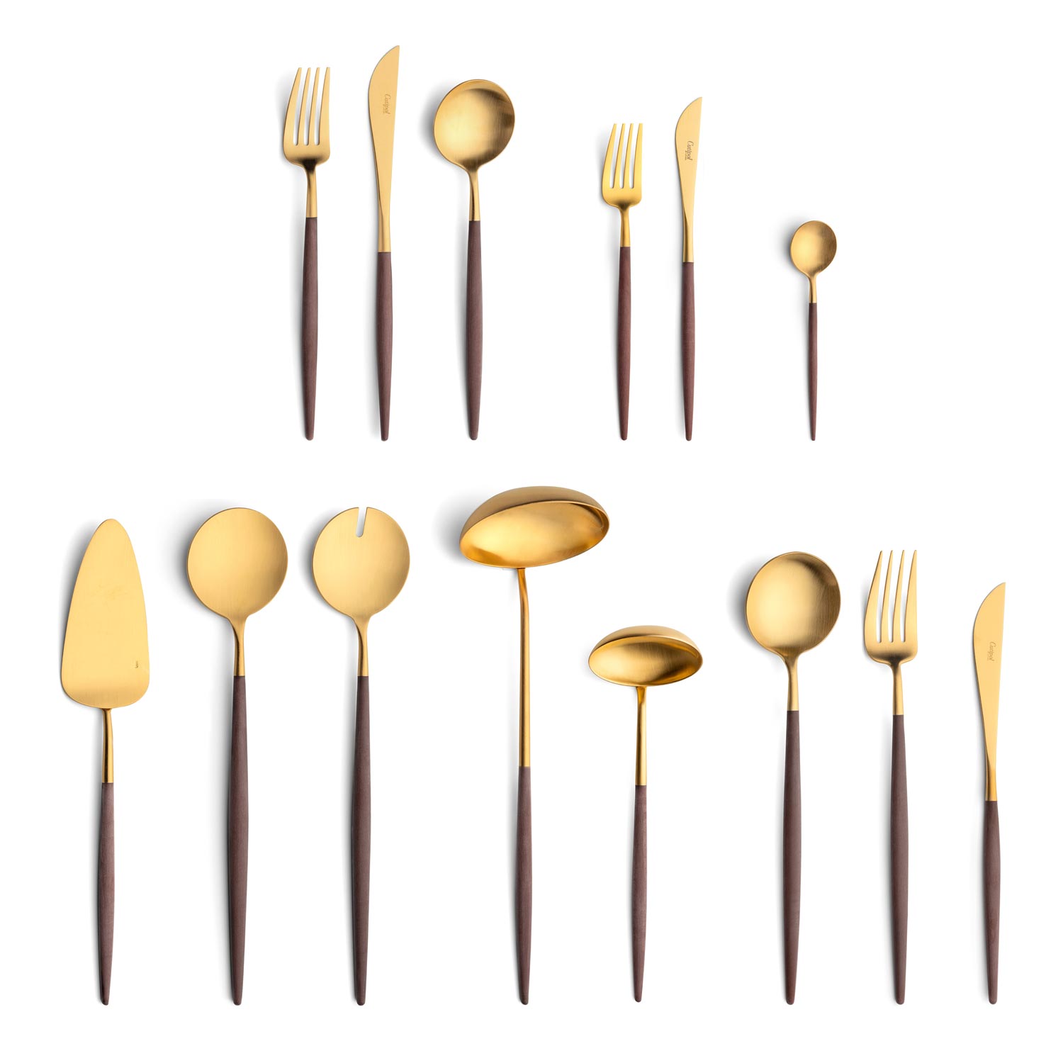 Cutipol-Goa-Brown-Gold-80-delig bestekset Table Things