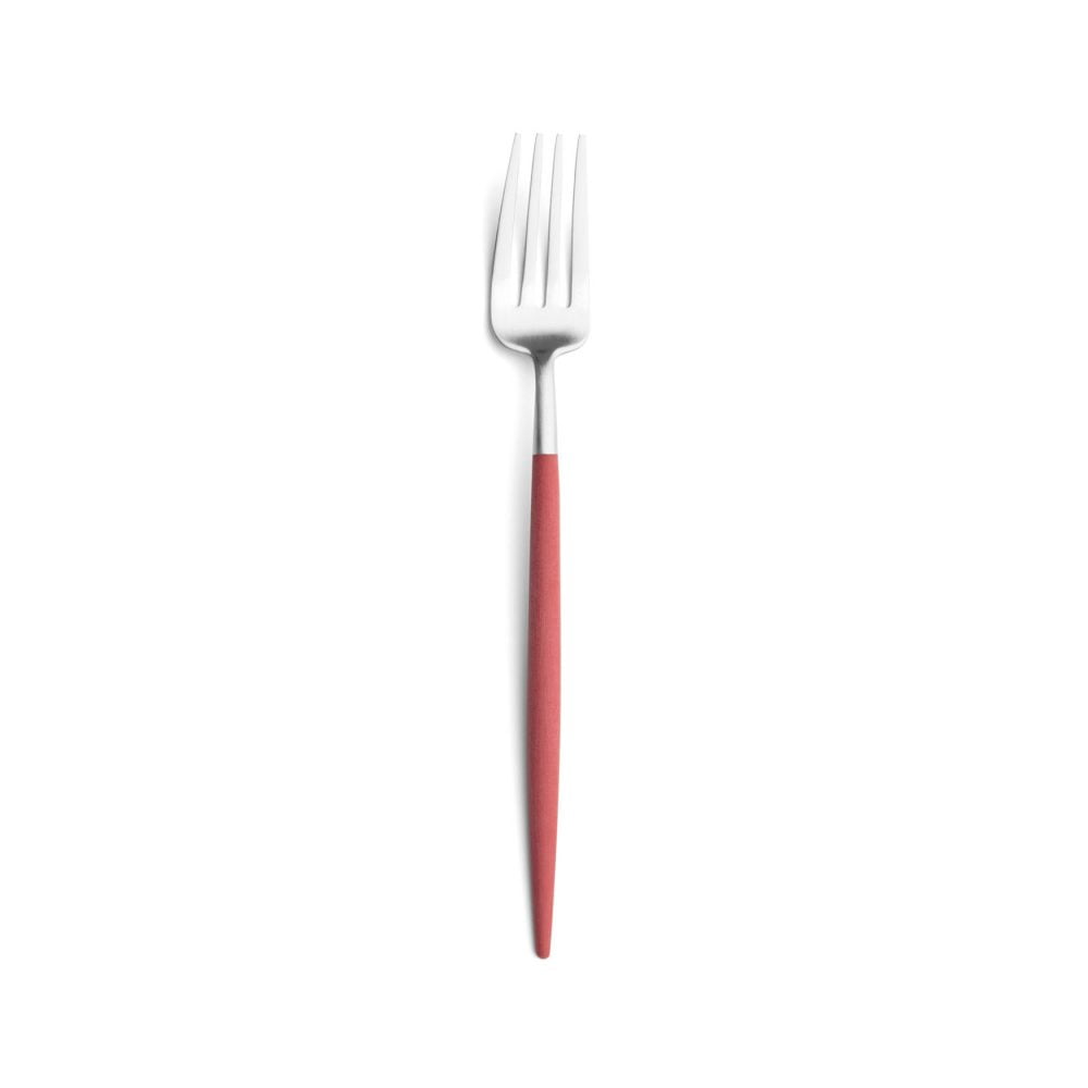 Goa - Rood/RVS - Dessertvork // Cutipol