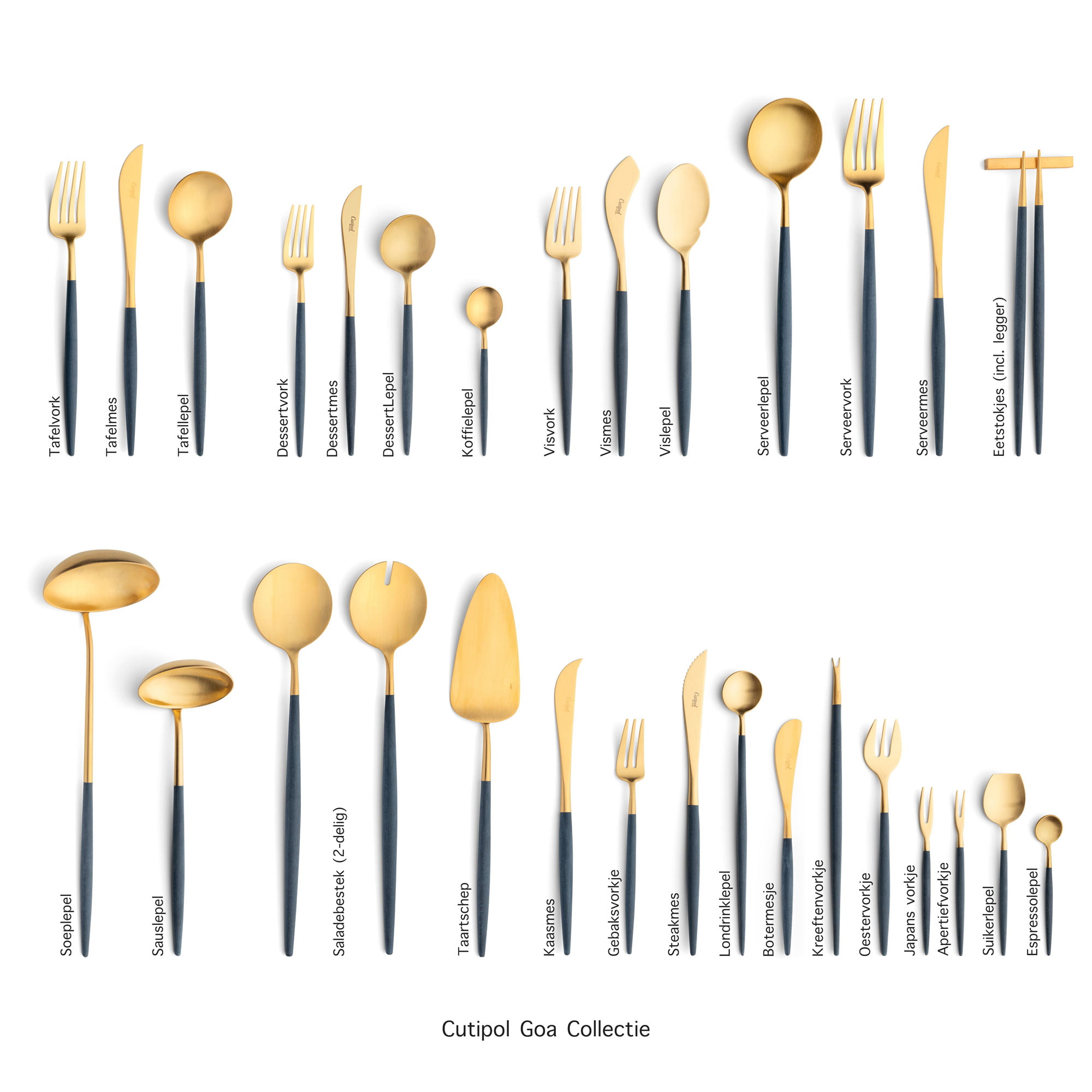 TTL Cutipol-Goa-Blue-Gold Totale Collectie Cutipol-Goa-Blue-Gold Totale Collectie