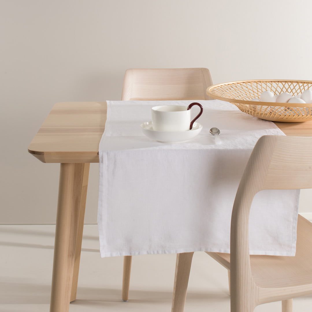 Linnen Tafelloper - Wit // Himla Linnen Tafelloper - Wit // Himla