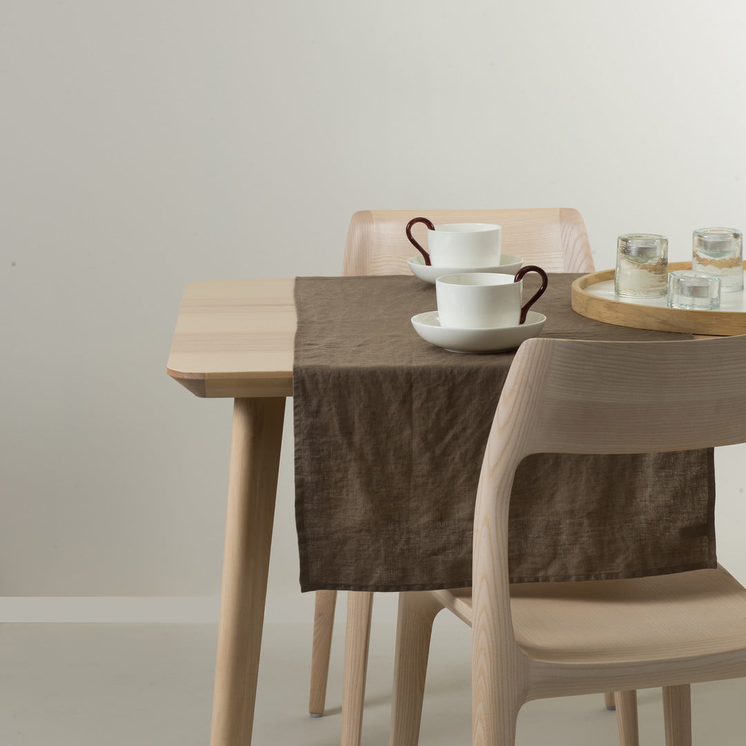 Linnen Tafelloper - Clay // Himla Linnen Tafelloper - Clay // Himla