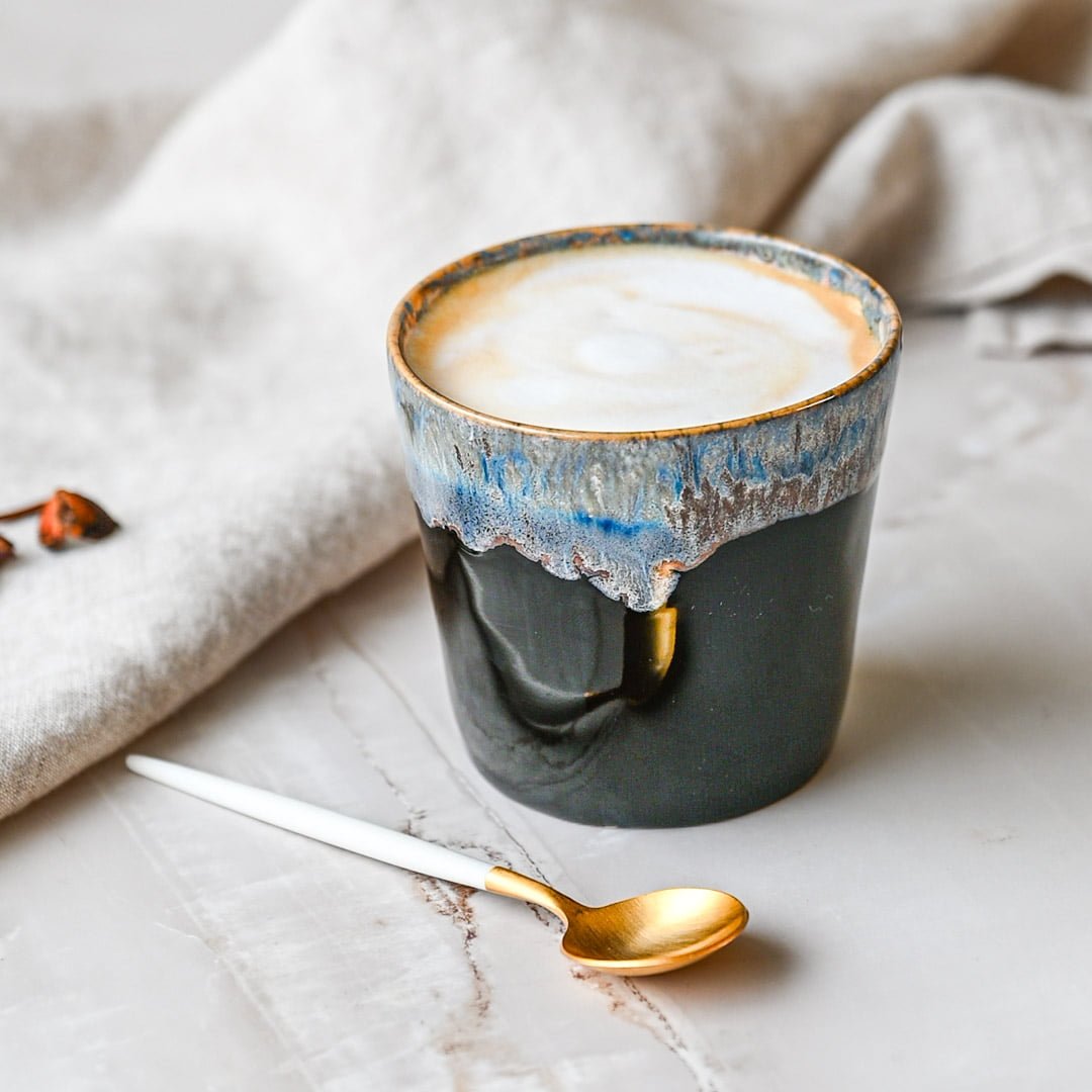 Koffiekopjes Latte mok espresso - Zwart // Costa Nova Table Things