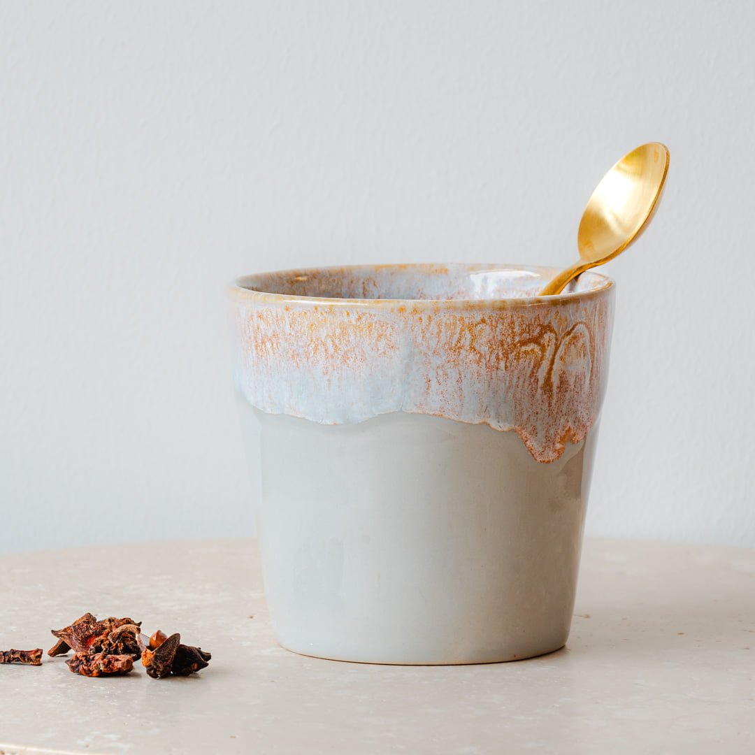 Koffiekopjes Latte mok espresso - grijs // Costa Nova Table Things Koffiekopjes Latte mok espresso - grijs // Costa Nova Table Things