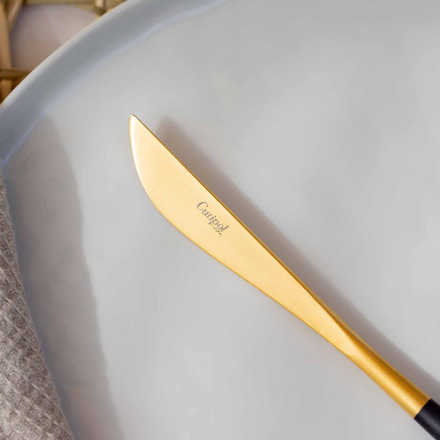 cutipol bestek- zwart goud lifestyle cutipol bestek- zwart goud lifestyle