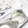 Anna von Lipa Lyon champagne coupe olive green3
