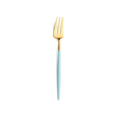 Table Things Cutipol-Goa-Turquoise-Gold-07-Gebaksvorkje-1750