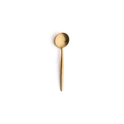 Cutipol-Moon-Matte-Gold-mat goud koffielepel
