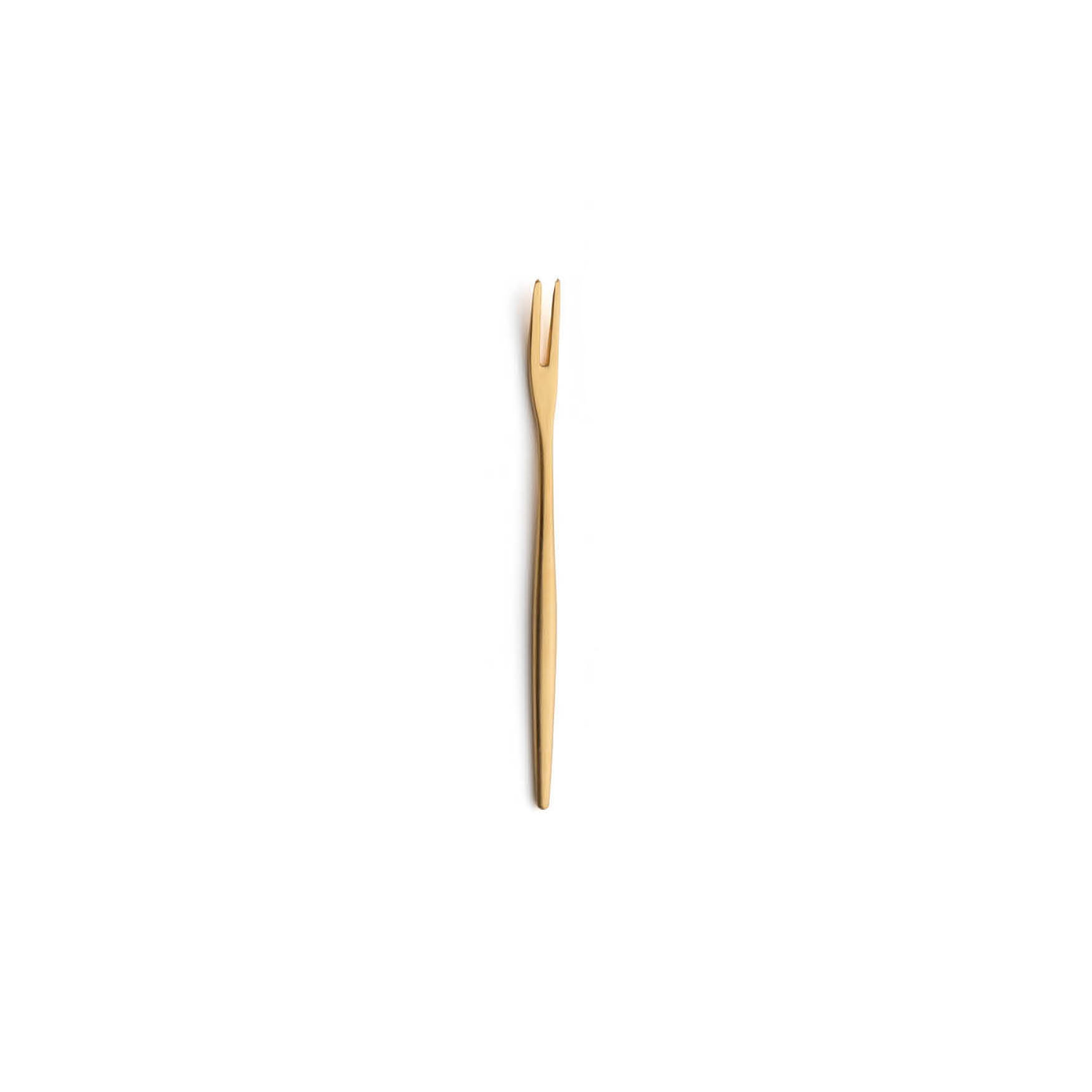 Aperitiefvorkje Cutipol-Moon-Matte-Gold- Aperitiefvorkje
