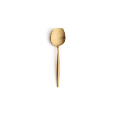 Cutipol-Moon-Matte-Gold-mat goud suikerlepel