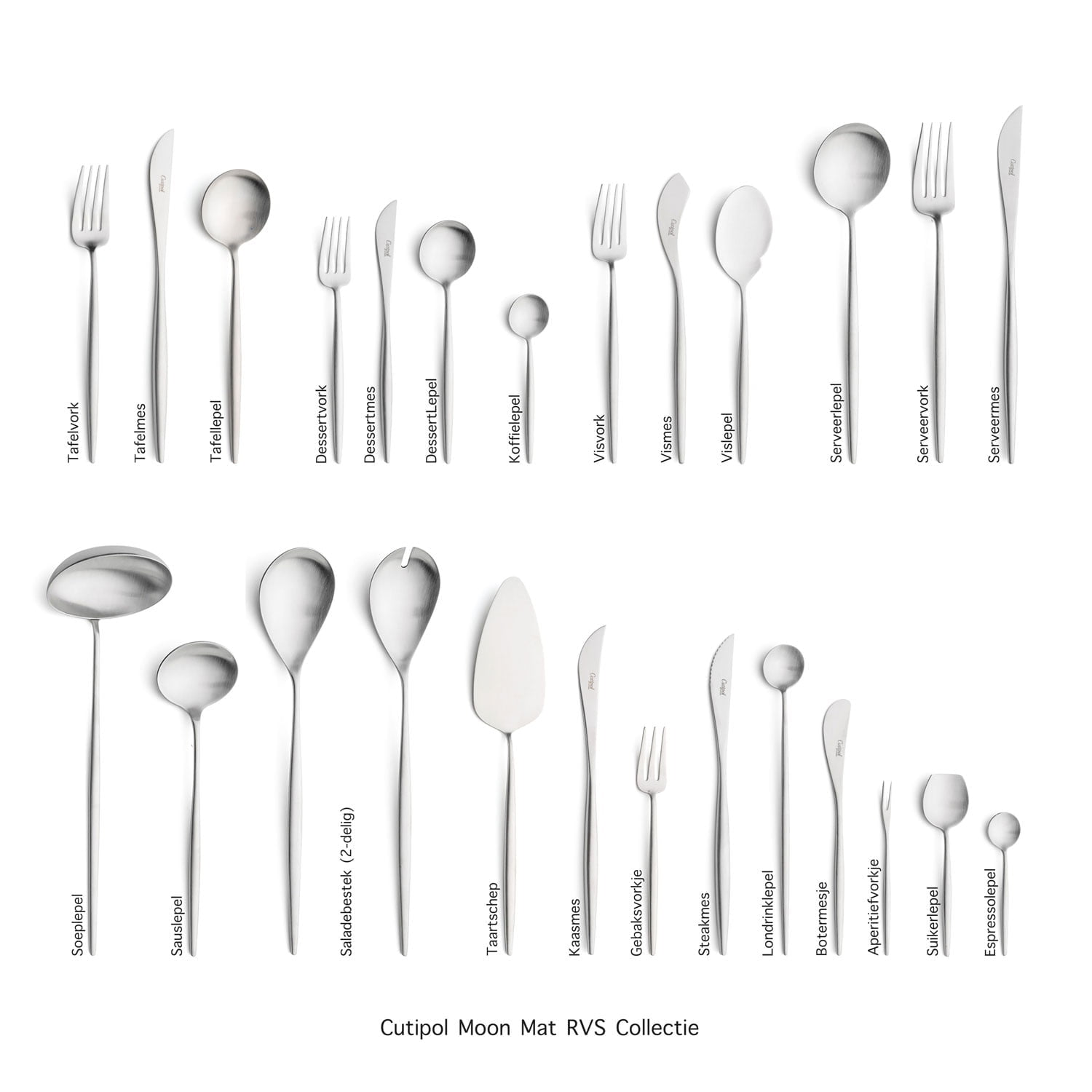 Cutipol-Moon-mat rvs hele collectie-vierkant