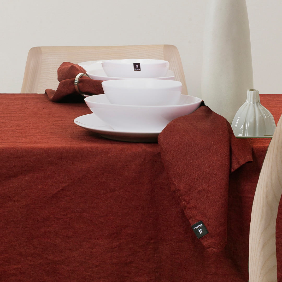 Linnen servetten - Lingonberry // Himla (4 stuks) Linnen servetten - Lingonberry // Himla (4 stuks)