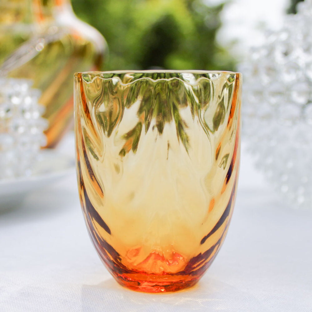 Anna von lipa wave amber waterglas