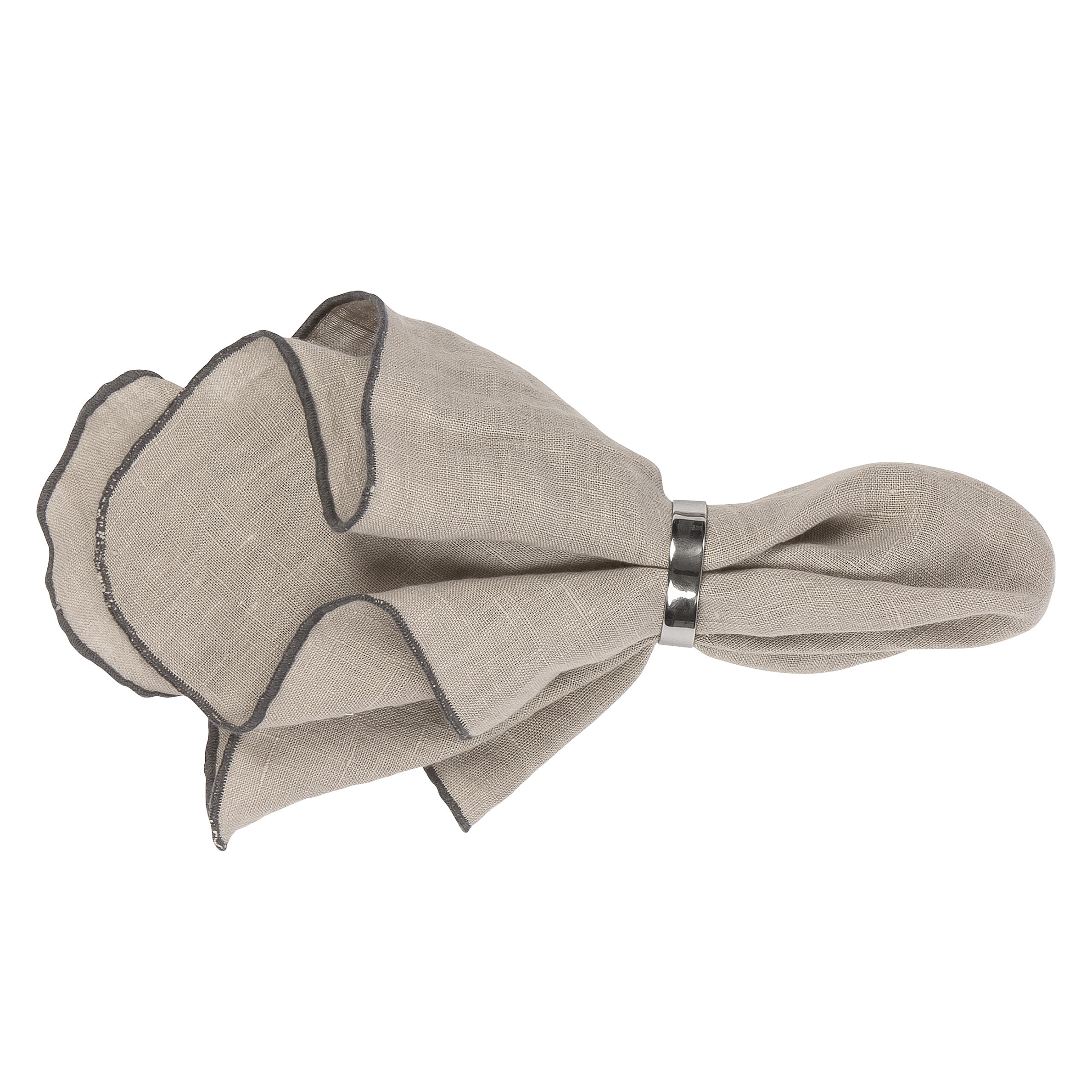 Linnen servet Gracie - Simply Taupe // Broste Copenhagen