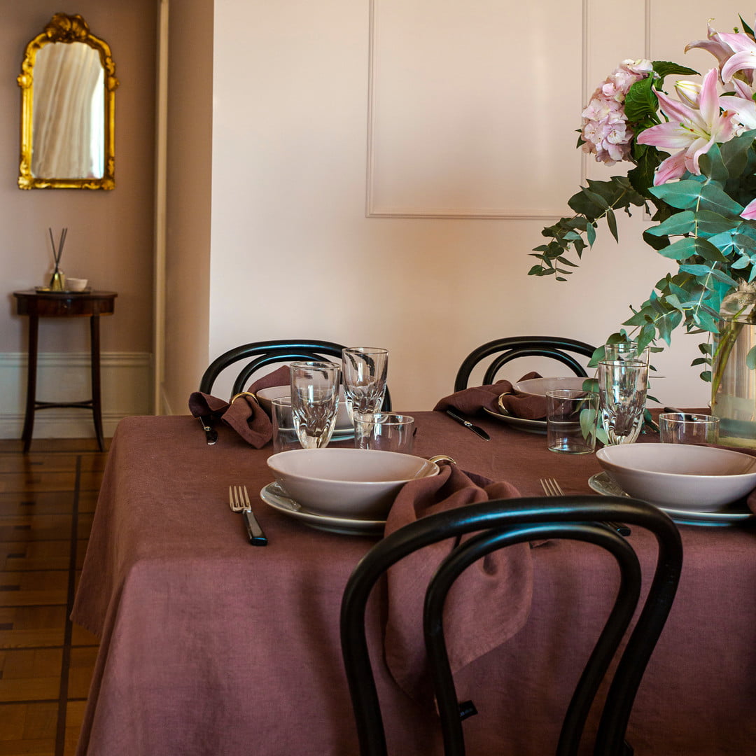 Linnen tafelkleed 145x250cm - Autumn // Himla Linnen tafelkleed 145x250cm - Autumn // Himla