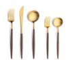 Goa - Bruin/Goud - Bestekset 5-delig // Cutipol