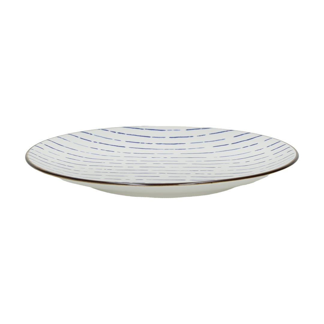 Anafi Dessertbord - Wit/Blauw // Pomax Anafi Dessertbord - Wit/Blauw // Pomax