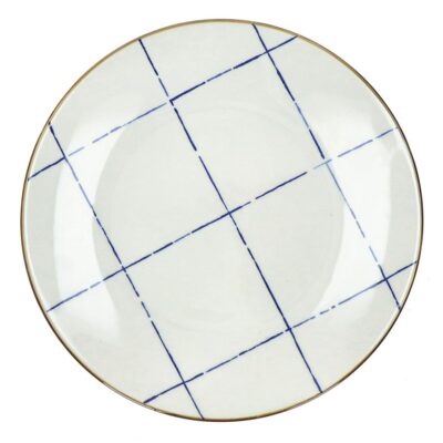 Anafi Dinerbord - Wit/Blauw // Pomax