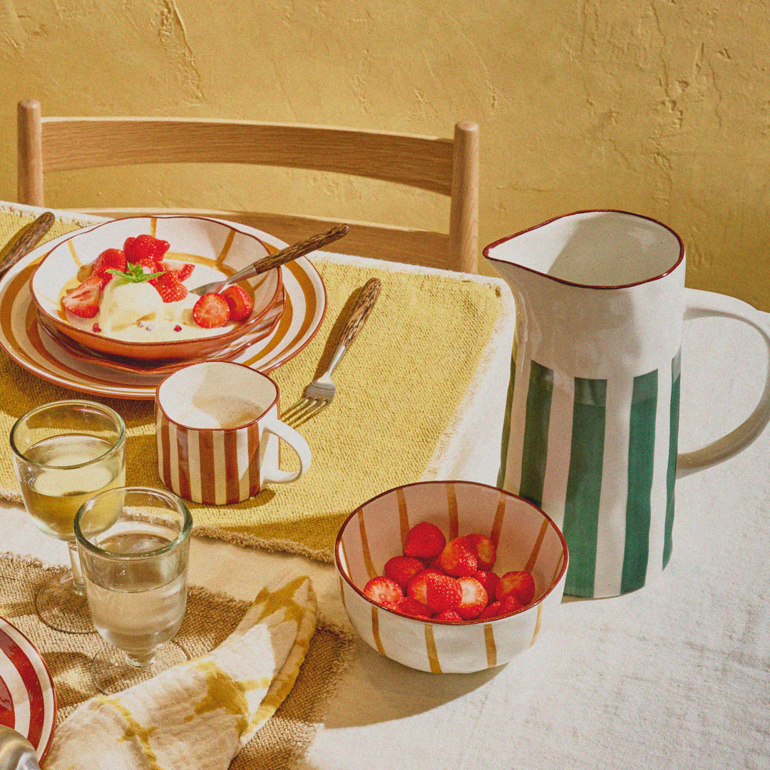 Mykonos Karaf - Wit/Groen // Pomax