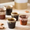 Costa Nova Poterie Lungo en espresso kopje - Mocha Bruin Costa Nova Poterie Lungo en espresso kopje - Mocha Bruin