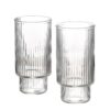 Stripes Ella - Longdrink glas (set van 4) II Stripes Ella - Longdrink glas (set van 4) II