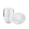 Stripes Peter - Dubbelwandig glas (set van 2) II Stripes Peter - Dubbelwandig glas (set van 2) II