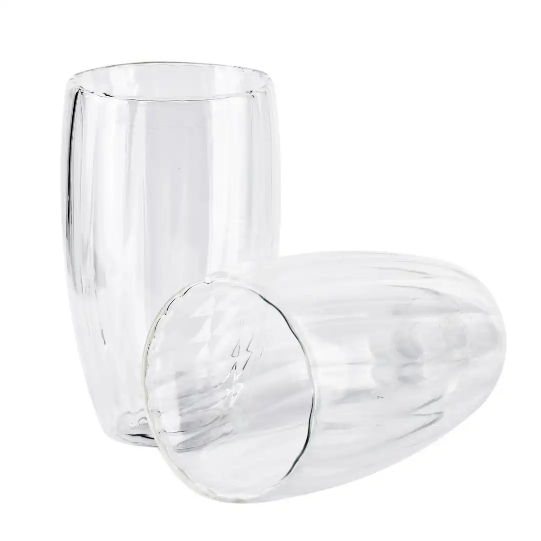 Stripes Peter - Dubbelwandig longdrinkglas (set van 2) II Stripes Peter - Dubbelwandig glas (set van 2) III