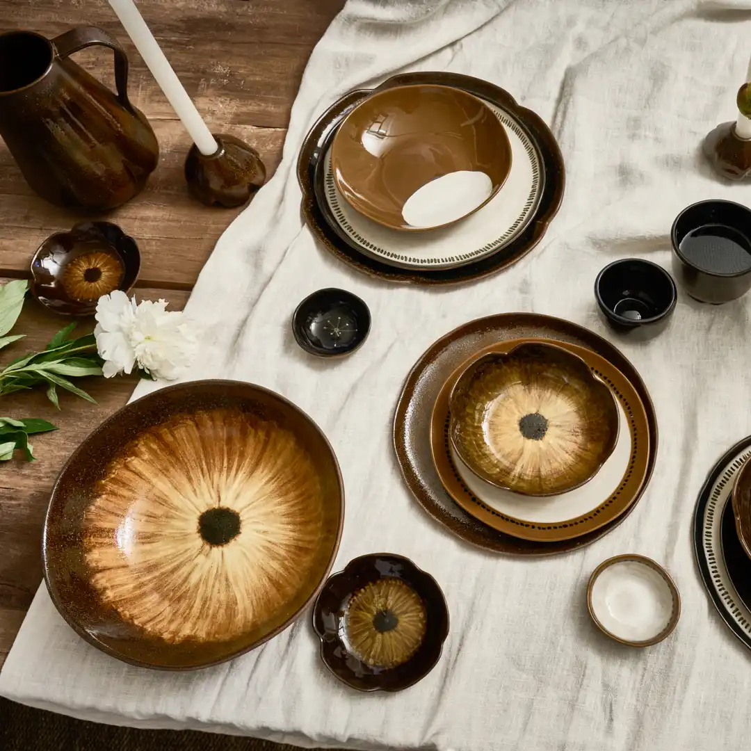 Pomax Cycle bruin servies Pomax Cycle bruin servies